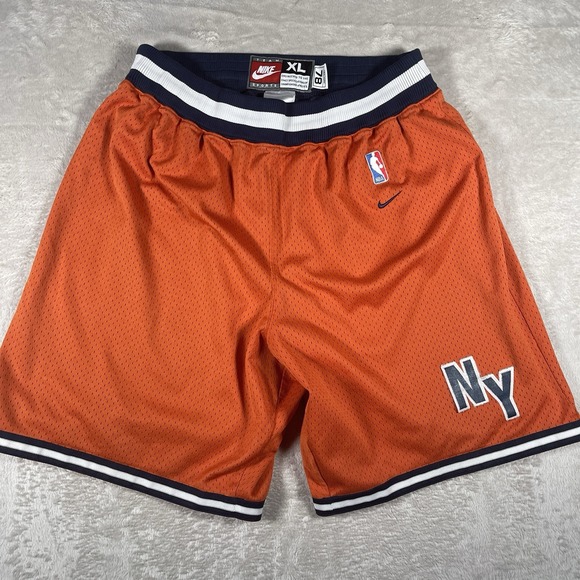 VTG Nike NBA REWIND Collection 1978 New Yorks Knicks Basketball Shorts Mens XL - Picture 1 of 9